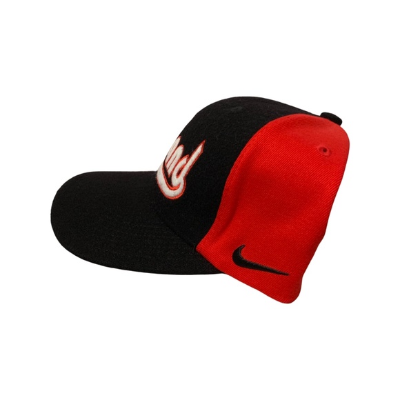 Unisex Adult Nike NBA Portland Trail Blazers Wordmark Colorblock Cap Sz M - Picture 2 of 5